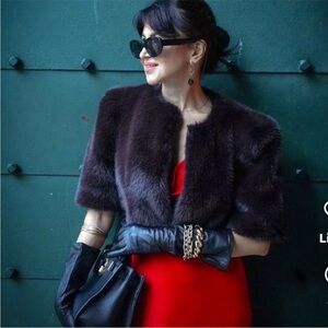 🔥LAST ONE LEFT🔥 ZARA NWT ZW Collection Limited Edition Faux Fur Jacket